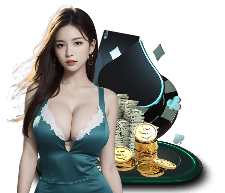 Bàn Baccarat với các lá bài và chip cược